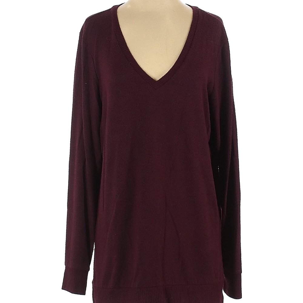 SALE!!! Lucky Brand Dark Maroon (Purple)  Long Sweater